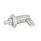 GN 612 Doigts d'indexage à came, inox Type: AK - sans capuchon en plastique, avec contre-écrou
Matériau: NI - Inox