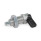 GN 612.8 Doigts d'indexage à came, zinc moulé sous pression Type: AK - avec contre-écrou