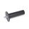 GN 539.2 Poignées cylindriques, plastique, goujon fileté Type: A - avec protection des mains, sur un côté